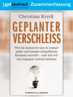 cover image of Geplanter Verschleiß (Zusammenfassung)